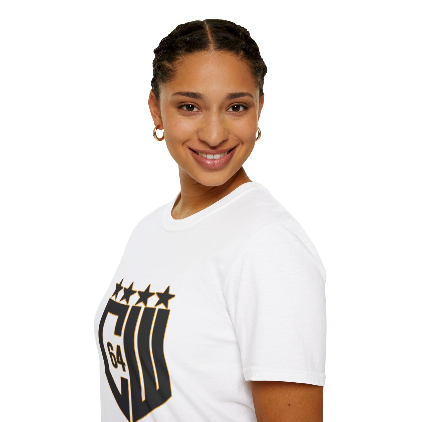 CW64 Unisex Softstyle T-Shirt - Stars and Shield Design