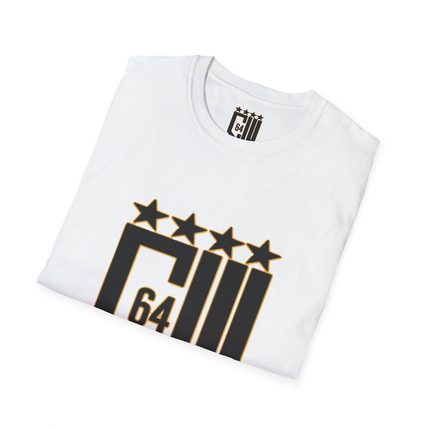 CW64 Unisex Softstyle T-Shirt - Stars and Shield Design