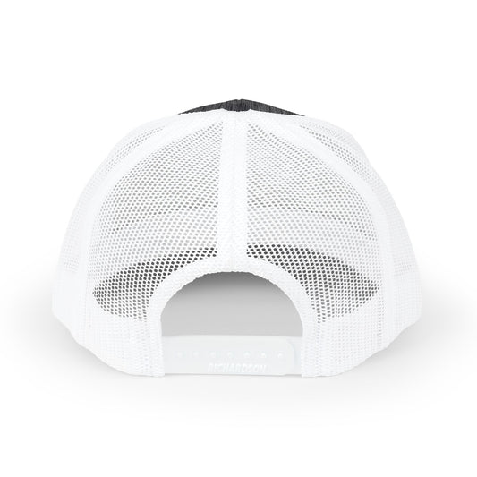 Gold Embroidered Snapback Trucker Cap - Stylish Casual Headwear for Outdoor Adventures