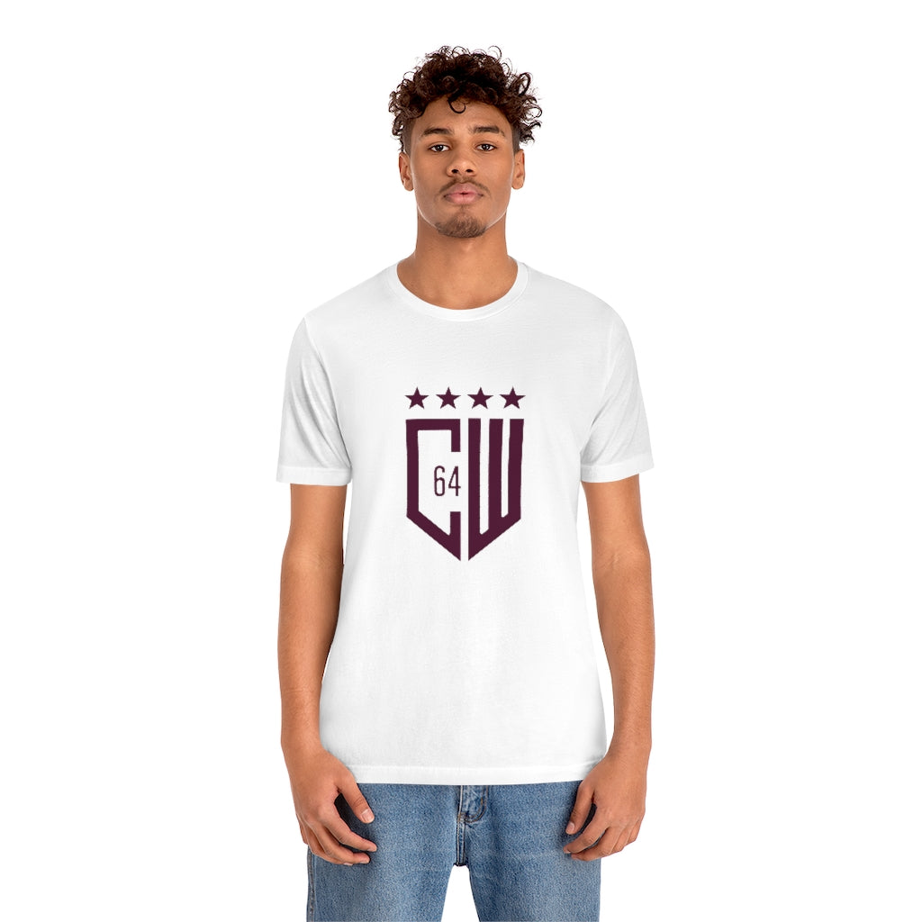 (Select from 3 colors: Black, Gray, or White) Jersey Short Sleeve Tee