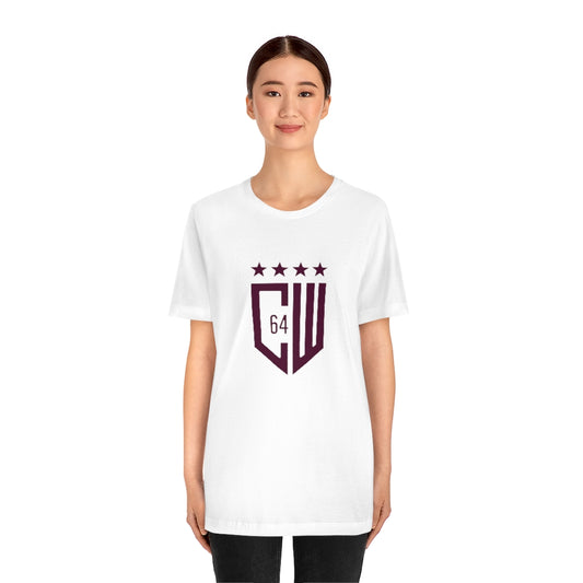 (Select from 3 colors: Black, Gray, or White) Jersey Short Sleeve Tee
