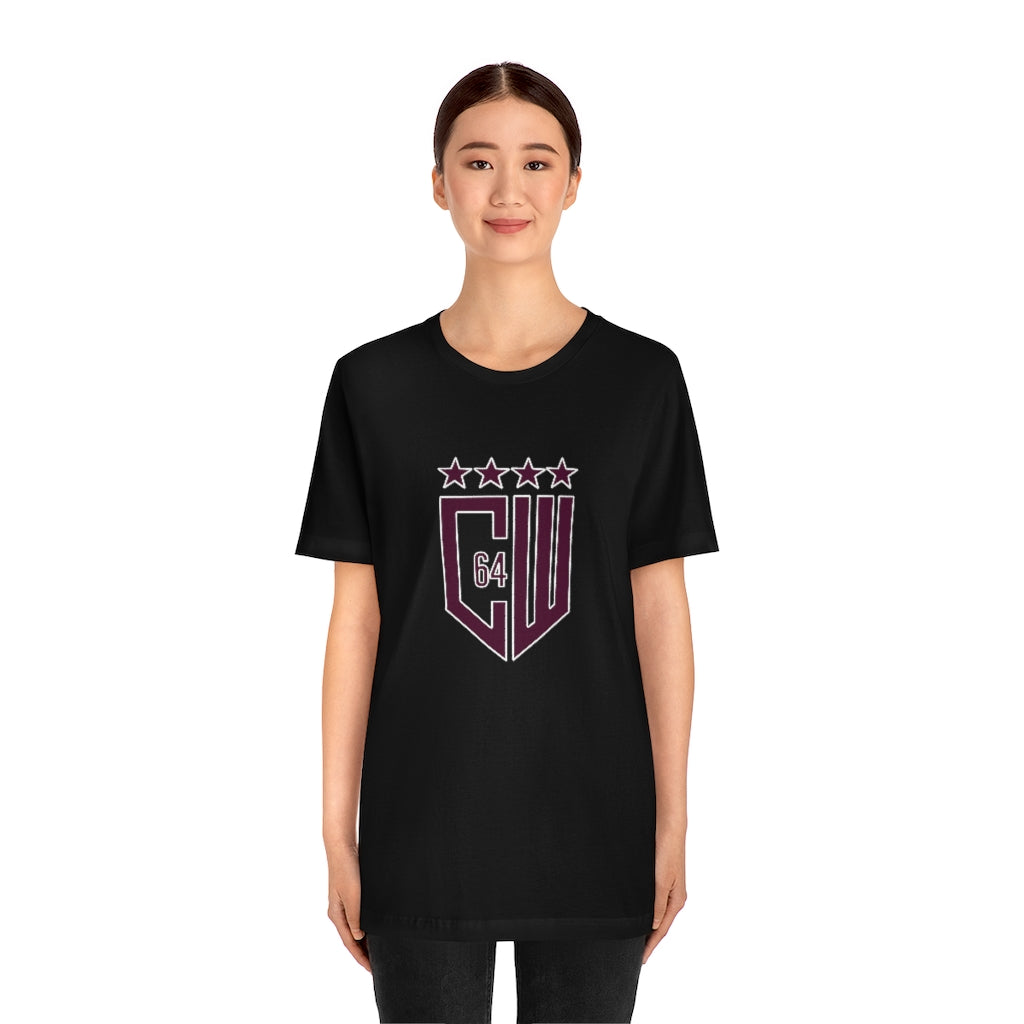(Select from 3 colors: Black, Gray, or White) Jersey Short Sleeve Tee