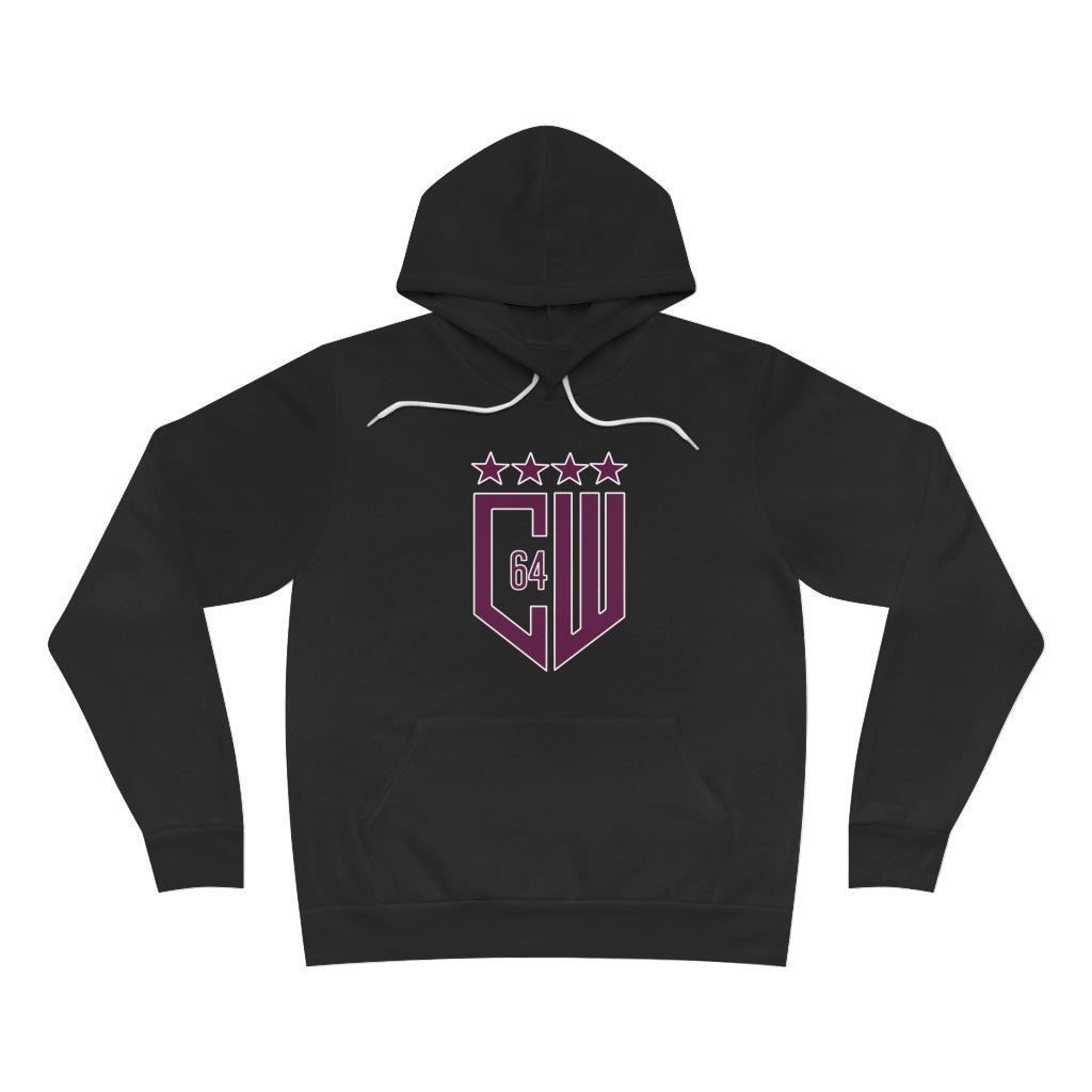 (Select from 3 colors: Black, Gray, or White) Premium Fabric Unisex Sponge Fleece Pullover Hoodie