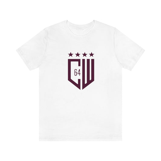 (Select from 3 colors: Black, Gray, or White) Jersey Short Sleeve Tee