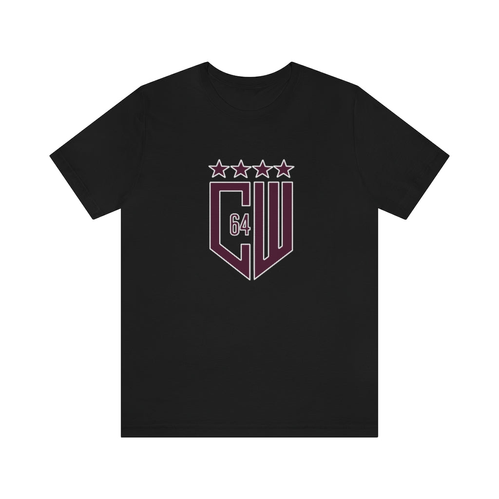 (Select from 3 colors: Black, Gray, or White) Jersey Short Sleeve Tee